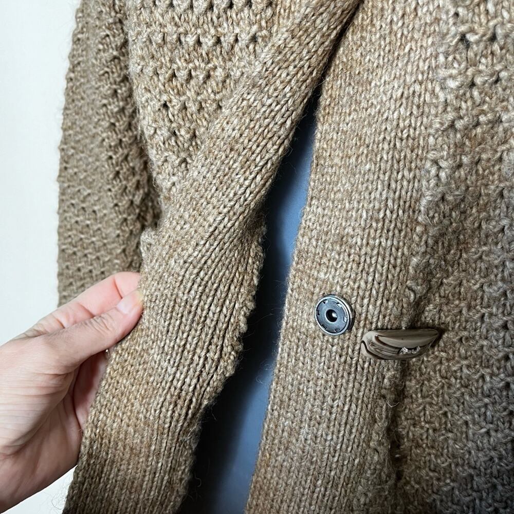 FWM Fenn Wright Manson Wool Alpaca Blend Knit Cardigan Long Sweater Jacket Small - Picture 5 of 6